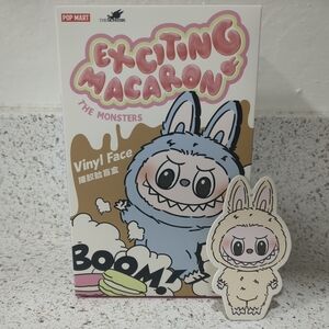 Pop Mart Authentic Exciting Macaron Vinyl Face Soymilk Plush Pendent